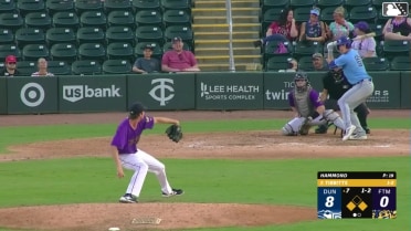 Brock Tibbitts singles on a line drive to center fielder Merphy Hernandez. Juan Sanchez scores. Adam Hackenberg to 2nd.