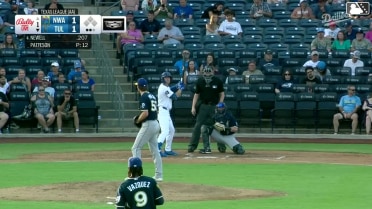 Chris Newell homers (18) on a fly ball to right center field.