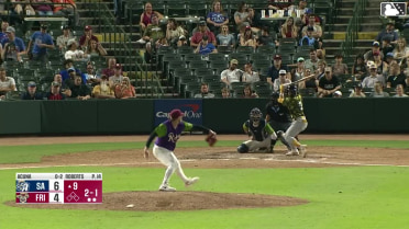 Francisco Acuna homers (2) on a fly ball to left center field.