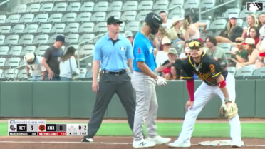 Raudi Rodriguez's first Double-A home run