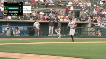 Nick Montgomery's fifth homer of the season 
