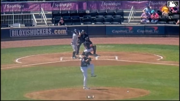 Luke Waddell singles on a line drive to right fielder Damon Keith. Lizandro Espinoza scores.