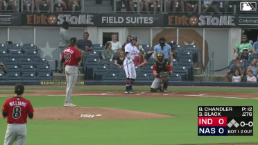 Bubba Chandler's first strikeout