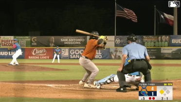 CJ Rodriguez doubles (1) on a fly ball to right fielder Albert Fabian. Casey Yamauchi scores.