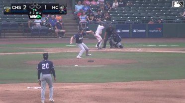 Cannon Peebles homers (6) on a fly ball to right field.