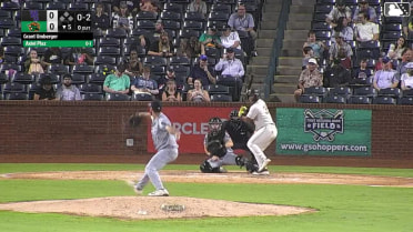 Axiel Plaz homers (11) on a line drive to right field.