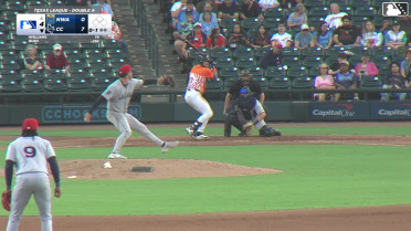 Will Bush homers (2) on a fly ball to left field.