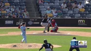 John Klein In play, run(s) to Angel Genao