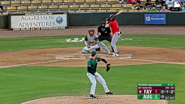 Camilo Diaz homers (2) on a fly ball to left center field.