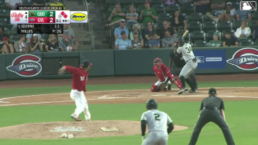 Jhonny Severino singles on a line drive to right fielder Natanael Yuten. Shalin Polanco scores. Matt King to 3rd.