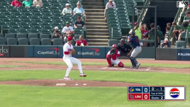 Corey Julks homers (3) on a fly ball to left field.