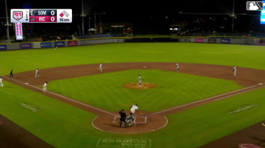 Sabin Ceballos singles on a line drive to left fielder Garrett Martin. Scott Bandura scores.