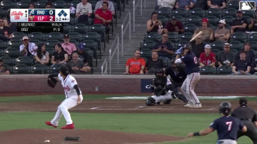 Ivan Melendez singles on a ground ball to left fielder Samad Taylor. Ryan Waldschmidt scores. Tommy Troy scores. Jacob Amaya to 2nd.