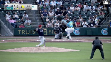 Bradley Blalock Swinging Strike to Junior Perez