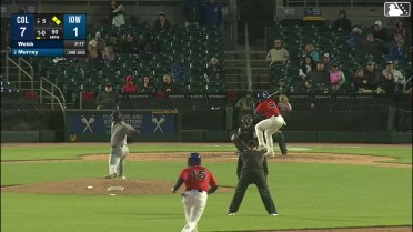 BJ Murray homers (5) on a fly ball to left field. Scott Kingery scores. Brett Bateman scores.
