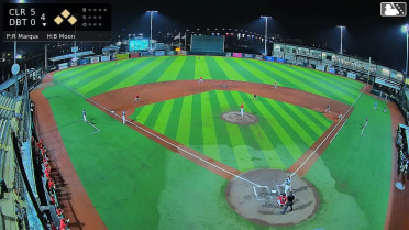Rafhlmil Torres grounds out to first baseman Nolan Beltran. Tyson Lewis scores. Bernard Moon to 2nd.