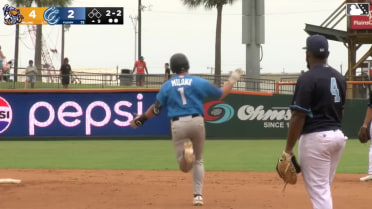 Brennan Milone's solo home run