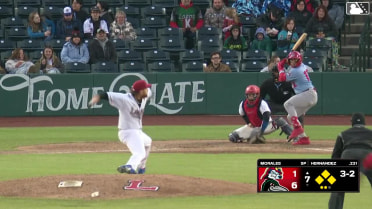 Sammy Hernandez walks. Cade McGee scores. Ian Petrutz to 3rd. Miguel Villarroel to 2nd.