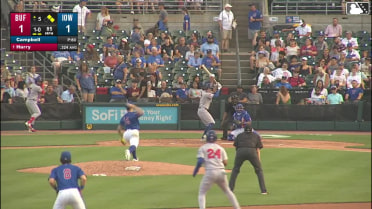 Jay Harry homers (2) on a fly ball to right center field. Josh Rivera scores. Carlos Mendoza scores.