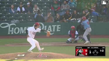 Miguel Villarroel homers (2) on a fly ball to right center field.