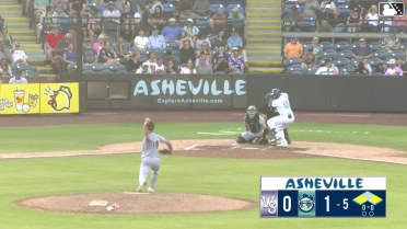 John Garcia singles on a sharp line drive to center fielder Ely Brown. Zach Daudet scores. Alejandro Nunez to 3rd.