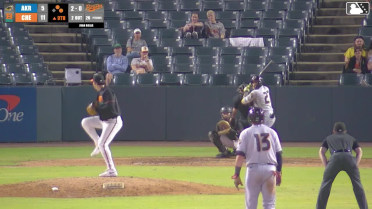 Alfonsin Rosario doubles (12) on a ground ball to right fielder Tavian Josenberger. Cameron Barstad scores. Jose Devers to 3rd.