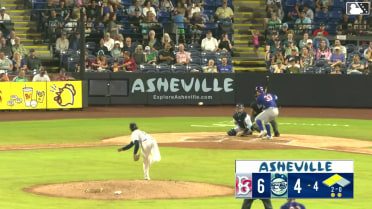 Daiverson Gutierrez singles on a line drive to center fielder Anthony Huezo. John Smith III scores. Yonatan Henriquez scores.