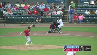 Blake Rambusch singles on a line drive to right fielder Caden Kendle. J.T. Arruda scores.