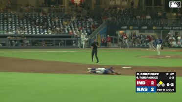 Ethan Murray's impressive diving stop