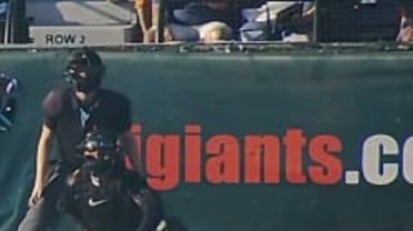 Yunior Marte's first strikeout for Single-A San Jose 