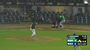 Jud Fabian grounds into a double play, third baseman Jett Williams to second baseman Freddy Zamora to first baseman Andrew Vaughn. Bryan Ramos out at 2nd. Jud Fabian out at 1st.