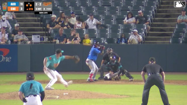Cameron Barstad singles on a ground ball to right fielder Fernando Peguero. Joe Lampe scores. Juan Benjamin to 3rd.