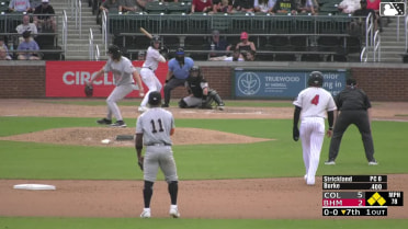 Samuel Strickland In play, run(s) to Andy Weber