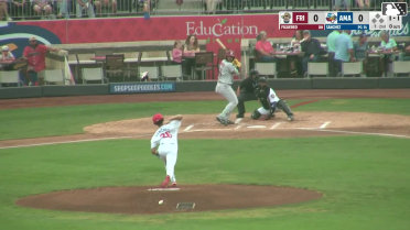 Gleider Figuereo homers (1) on a line drive to right center field.