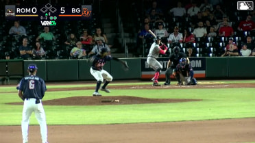 Eric Hartman homers (17) on a line drive to right field.