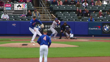 RJ Schreck homers (6) on a fly ball to right field.