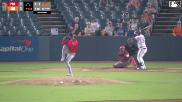 Ethan Anderson homers (19) on a line drive to left field.