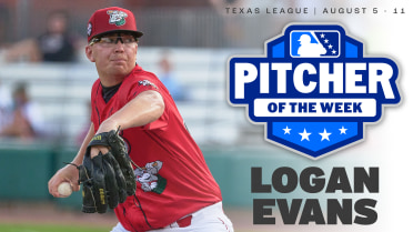 Logan Evans Wins TL Pitcher of the Week Honor