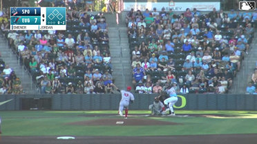 Dakota Jordan homers (18) on a fly ball to center field.