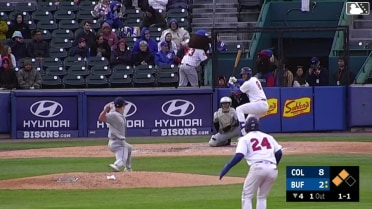 Trenton Denholm In play, run(s) to William Simoneit