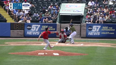 Christian Olivo strikes out swinging.