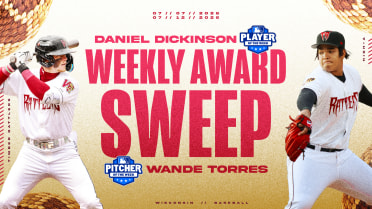 Rattlers Sweep Midwest League Weekly Awards with Wins by Dickinson and Torres