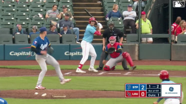Michael Toglia doubles (11) on a line drive to left fielder Hendry Mendez. Edwin Arroyo scores. Héctor Rodríguez to 3rd.