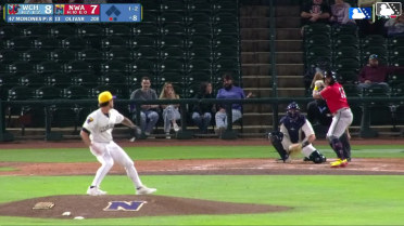 Ricardo Olivar homers (3) on a fly ball to left center field.