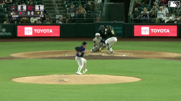 Jesus Rodriguez singles on a ground ball to pitcher Gabriel Hughes. Turner Hill scores.