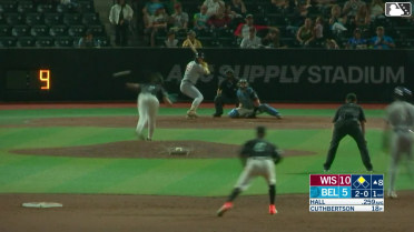 Tayden Hall singles on a fly ball to right fielder Brian Sanchez. Daniel Dickinson scores.