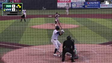 Austin St. Laurent homers (4) on a fly ball to center field. Brandon Eike scores. Curtis Washington Jr. scores.