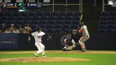 Willy Vasquez grounds out, shortstop Wyatt Young to first baseman JT Schwartz. Griff O'Ferrall scores.