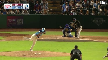 Mason McCoy singles on a ground ball to center fielder Zach Ehrhard, deflected by shortstop Hyeseong Kim. Nick Solak scores. Marcos Castañon to 2nd.