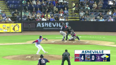 Yophery Rodriguez hits a ground-rule double (20) on a line drive to right-center field. Isaiah Jackson scores.
